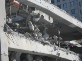 Photo Gallery: A Parking Structure’s Slow Demolition