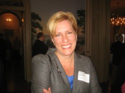 辛西娅·拉孔特，Dohmen生命科学服务公司首席执行官，2014年4月14日，在大学俱乐部。Michael Horne拍摄。