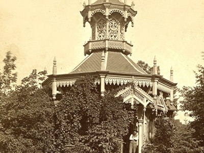 昨天的密尔沃基:亚历山大·米切尔的观景楼，19世纪80年代