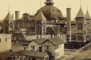 密尔沃基工业博览会大厦，1880年代。图片由Jeff Beutner提供。
