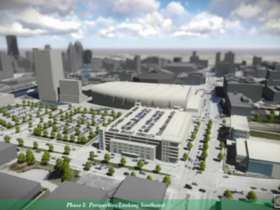 城市，雄鹿宣布建设经理和设计团队的新球馆停车场结构