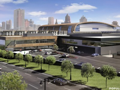 眼睛在Milwaukee: Bucks Arena Design Approved
