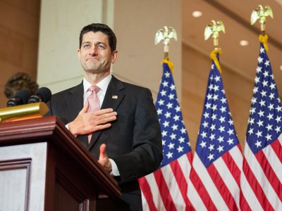 Once Again, Speaker Ryan Talks to Business Lobby, Ducks Constituents
