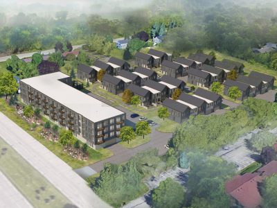 公寓和包裹:新土地追求格兰岱尔市的发展