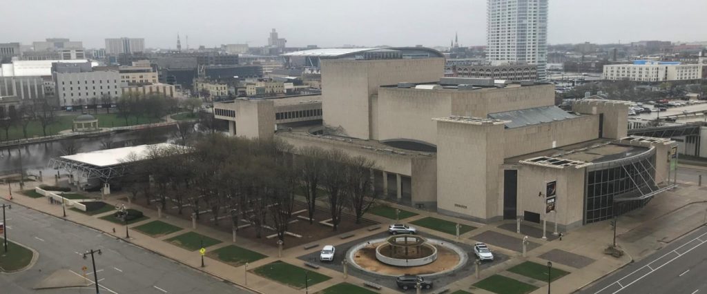 2019年4月，马库斯表演艺术中心。照片来自密尔沃基市。
