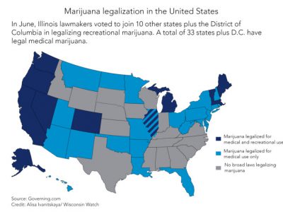 各地的大麻政策