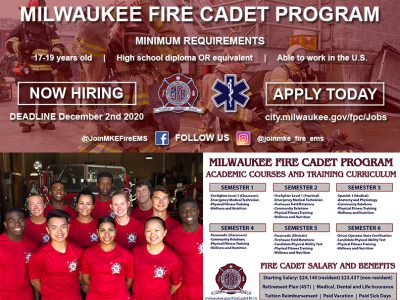 Learn more about Fire Cadet opportunity during virtual recruitment