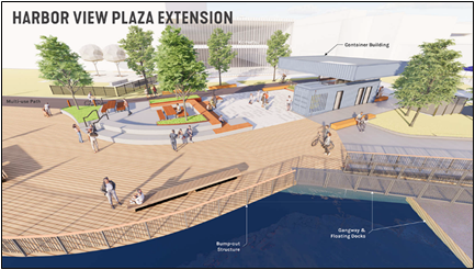海港区河滨步道项目公布设计方案